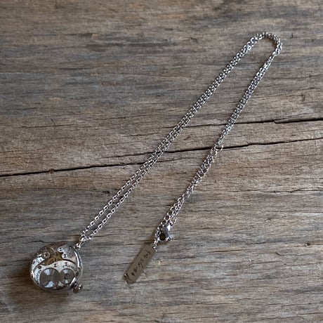 【K0699】 antique dial&movement necklace