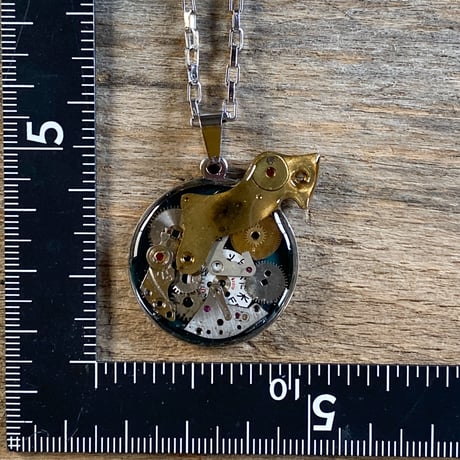 CLOPOA standard necklace moss green【K0602】