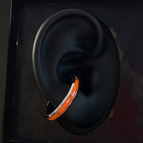 CLOPOA large 2way earcuff&rings orange #22【K0864】