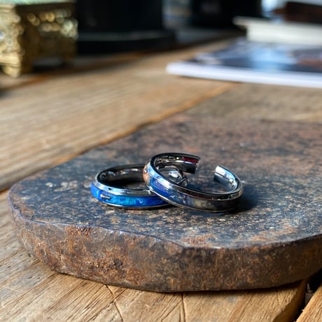 【企画展作品】CLOPOA standard 2way earcuff&rings “sunset color”2本セット 【something special/S0030】