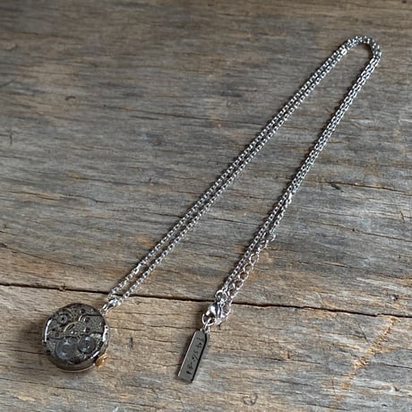 antique dial&movement necklace【K0716】
