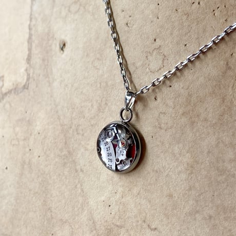 CLOPOA petit necklace red【K0875】