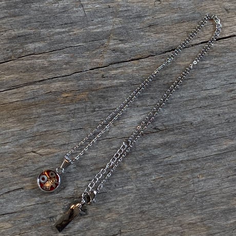CLOPOA petit necklace red 【K0553】