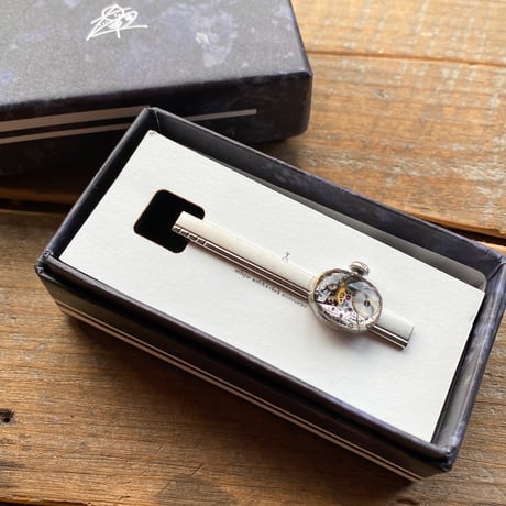 antique movement tiepin "HAMILTON" (ボックス付)【K0825】