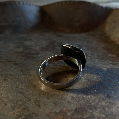 antique square dial ring #14 (ボックス付)【K0730】