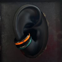 CLOPOA BLACK standard 2way earcuff&rings 2本セット【K1015】