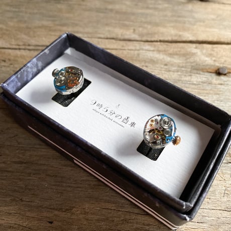 antique movement colors cufflinks(ボックス付)【K0738】