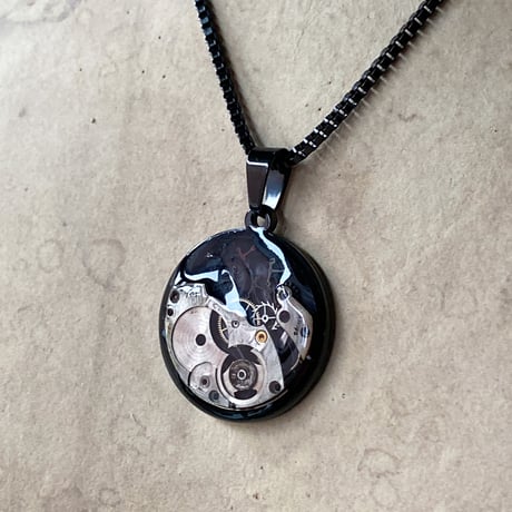 CLOPOA BLACK standard necklace chaos color【K0902】