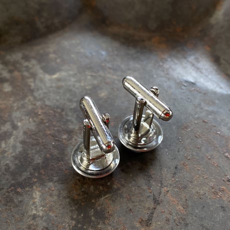 【K0689】CLOPOA standard tiepin&cufflinks yellow セット(オリジナルボックス&バッグ付)