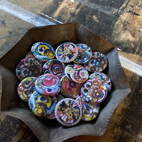 レア　覆面系ノイズ ド でか缶バッジ 缶バッジ2個セット「グノーシア」10/レムナン 宇宙警察ver