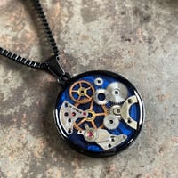 CLOPOA BLACK standard necklace indigo【K0585】