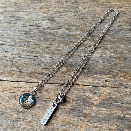 CLOPOA petit necklace turquoise【K0958】