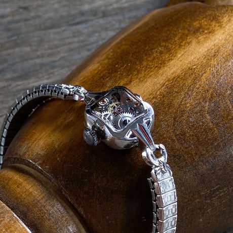 【K0661】antique remake watch bracelet