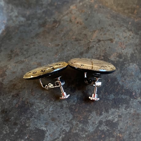 antique dial earrings(変わり文字盤)【K0714】