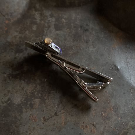 antique movement colors tiepin purple (ボックス付)【K0718】