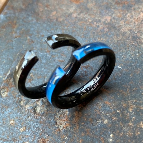 CLOPOA BLACK standard 2way earcuff&rings 2本セット【K0853】