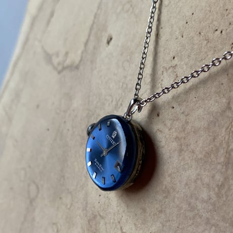 【K0662】 dial&movement necklace "DATE STAR"