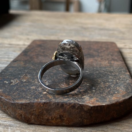 antique movement ring "USA ELGIN" #16(ボックス付)【K0965】