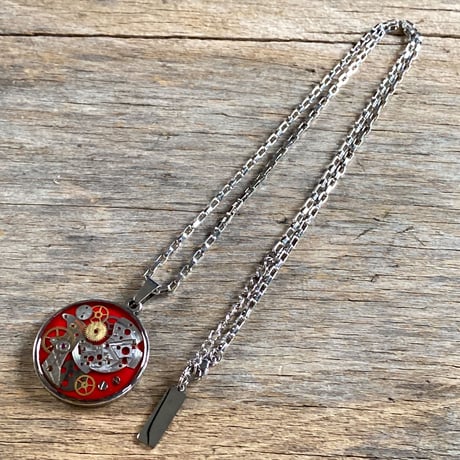 【K0655】CLOPOA standard necklace red