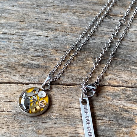 CLOPOA petit necklace yelllow【K0961】