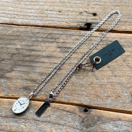 antique dial necklace "HAMILTON"【K0832】