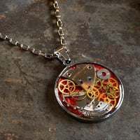 CLOPOA standard necklace metallic red【K0542】