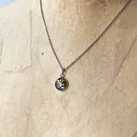 CLOPOA petit necklace gray【K0907】