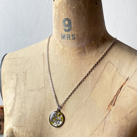 CLOPOA standard necklace mustard yellow【K0791】