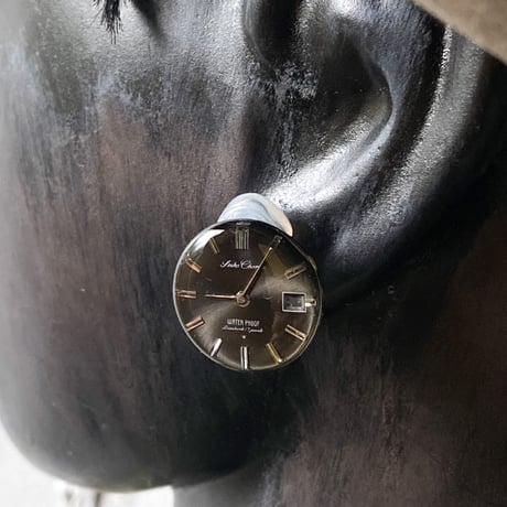 antique color dial earrings 【K0570】