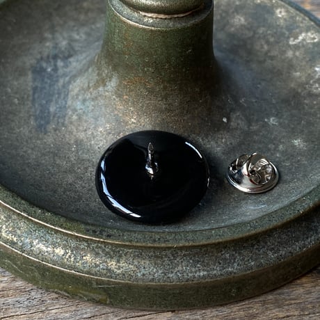 antique dial brooch "COROM"【K0930】