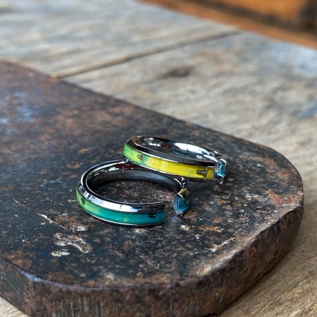 【再製作】CLOPOA season's multicolored 2way earcuff&rings 2本セット"May 25th" 【K1029】