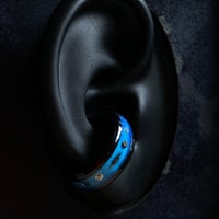 【K0646】 CLOPOA 2way multicolored earcuff&ring   (太いやつ) 11号