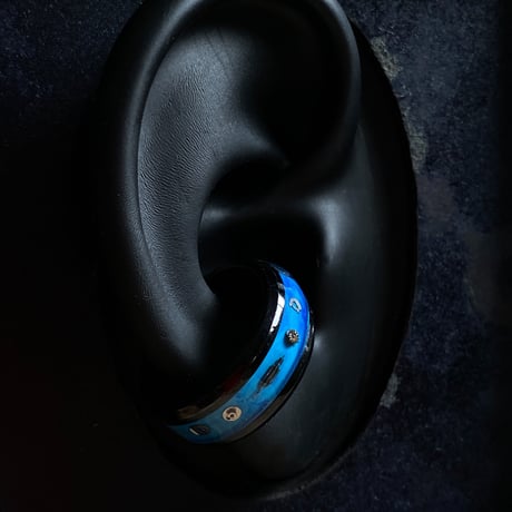 【K0646】 CLOPOA 2way multicolored earcuff&ring   (太いやつ) 11号