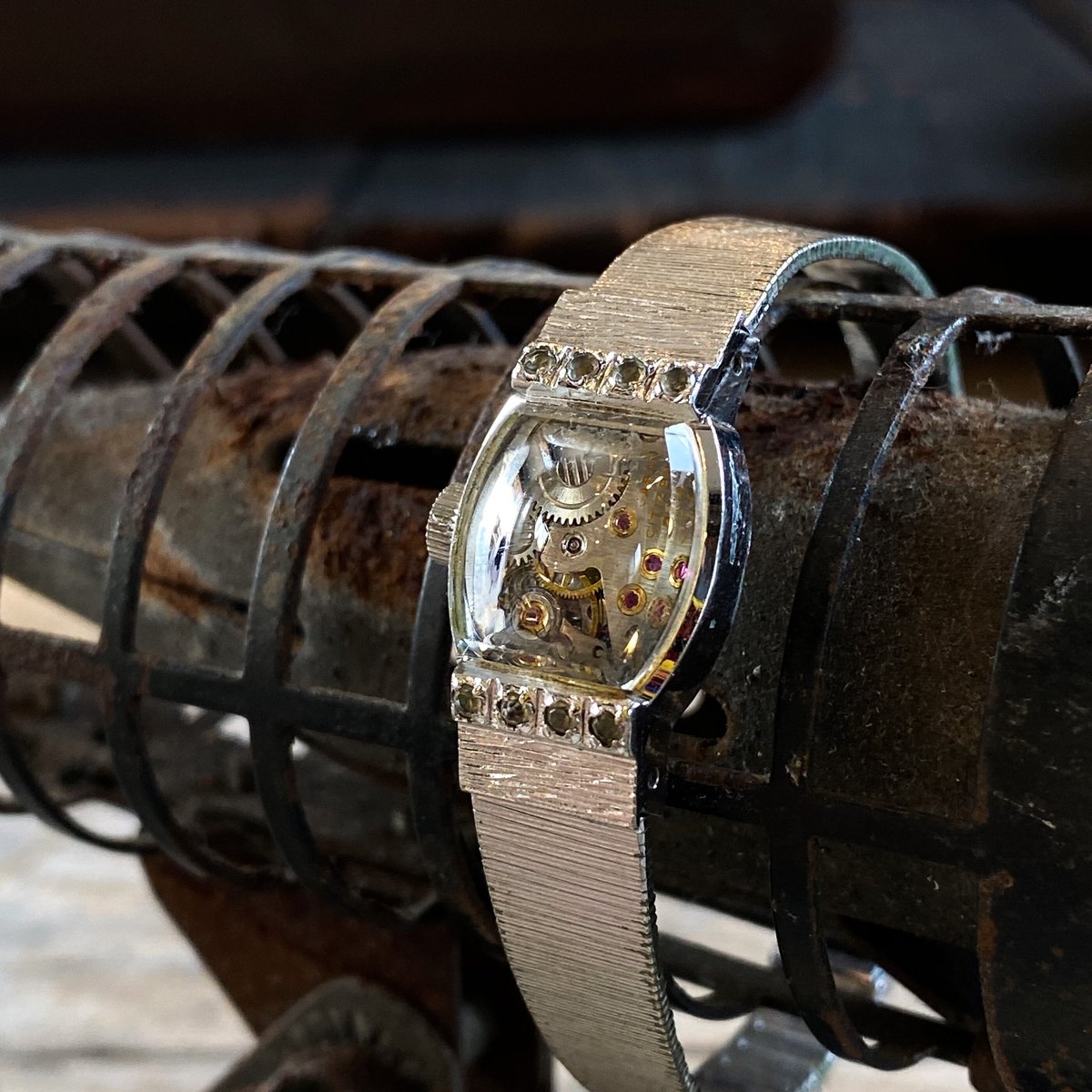 remake antique watch bracelet【K0547】 | 9時5分の歯車/