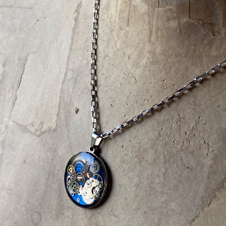 CLOPOA standard necklace  romantic blue【K0573】