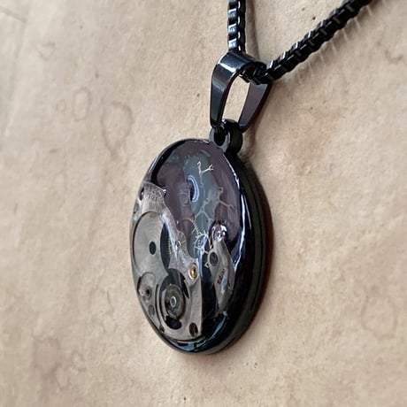 CLOPOA BLACK standard necklace chaos color【K0902】