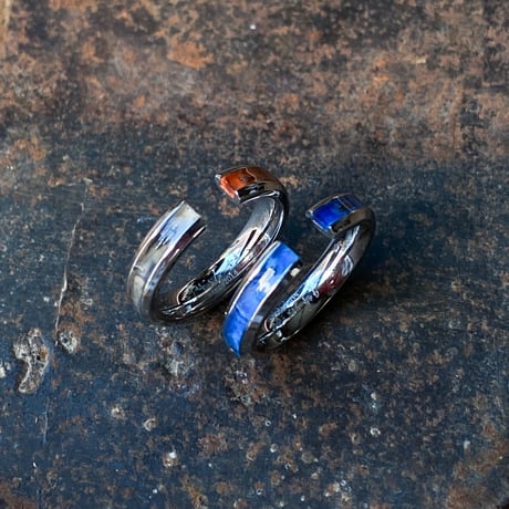 【企画展作品】CLOPOA standard 2way earcuff&rings “sunset color”2本セット 【something special/S0030】