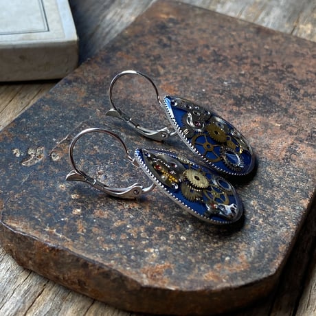 CLOPOA teardrop hook pierced earrings【K0926】
