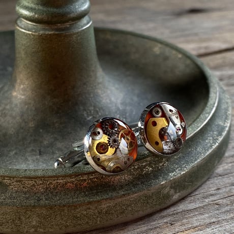 【K0660】CLOPOA standard cufflinks orange