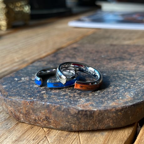 【企画展作品】CLOPOA standard 2way earcuff&rings “sunset color”2本セット 【something special/S0030】