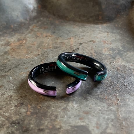 CLOPOA BLACK standard 2way earcuff&rings 2本セット【K0760】