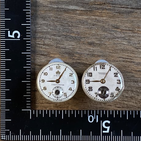 antique dial earrings【K0597】