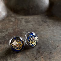 CLOPOA petit pierced earrings blue【K0596】