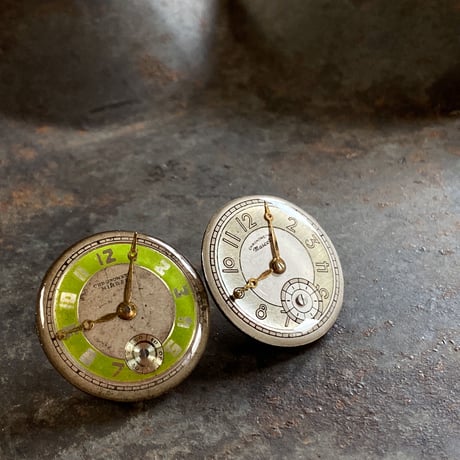 antique color dialpierced earrings【K0701】