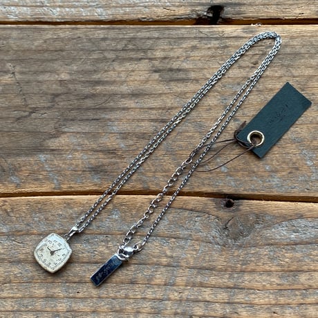 antique dial necklace "BULOVA"【K0831】