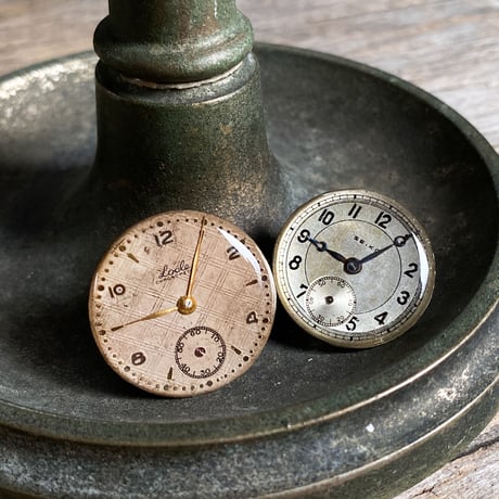 antique dial earrings(変わり文字盤)【K0714】