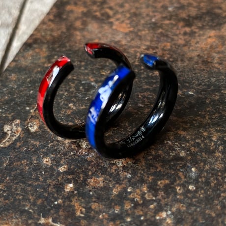 【new!!】CLOPOA BLACK standard 2way earcuff&rings 2本セット【K1013】