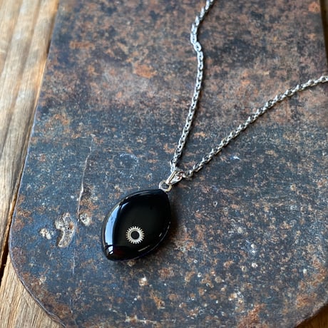 【企画展作品】antique teardrop dial necklace "CITIZEN" 【something special/S0006】