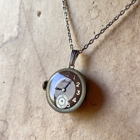 【企画展作品】antique dial&movement necklace【something special/S0009】