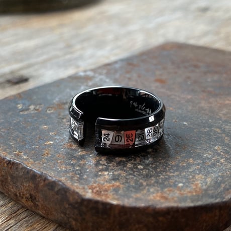 【new!!】CLOPOA BLACK 2way date earcuff&ring (デイトカフ) 14号【K0976】